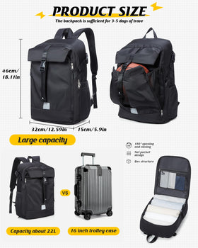 SEAFEW padded back and breathable straps for comfortable long-distance carry