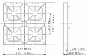 SEAFLO leveling blocks in campsite scene enabling comfortable setup