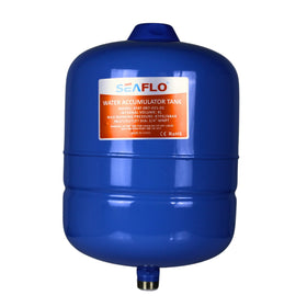 SEAFLO front view tank showing compact design and durable finish for space savings