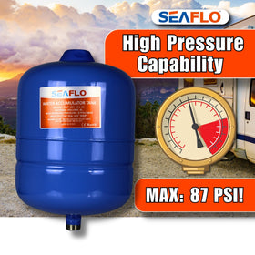 SEAFLO mounted on boat bulkhead illustrating corrosion resistance and marine durability
