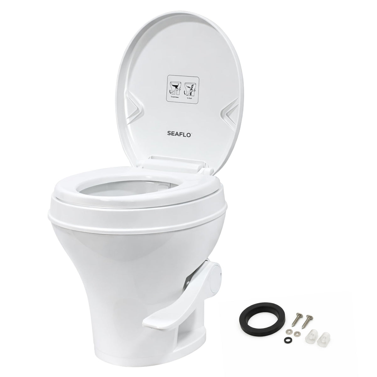 SEAFLO front view showing tall residential seat for comfort