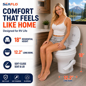 SEAFLO side profile highlighting compact footprint and height benefit