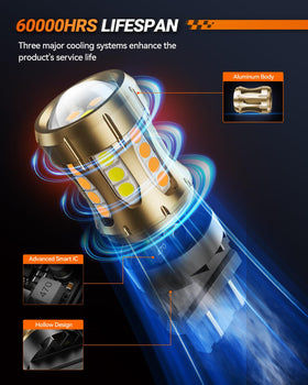 SEALIGHT 3157 bulb installed in a vehicle socket showing correct fit and reliable performance