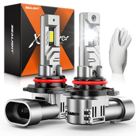 SEALIGHT 9005 front view of the pair showing plug-and-play fit for quick upgrade