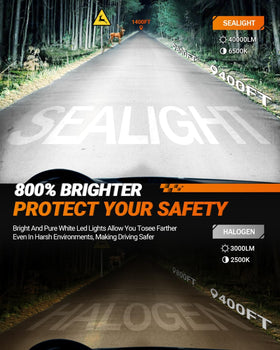 SEALIGHT 9006 close-up of CSP chip array highlighting concentrated brightness and clarity