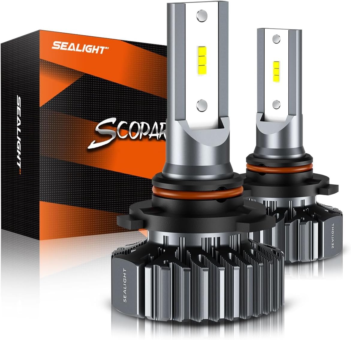 SEALIGHT 9006 front view showing bulb design and plug benefits
