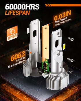 SEALIGHT bulb installed in fog housing, shows plug-and-play fitment benefit