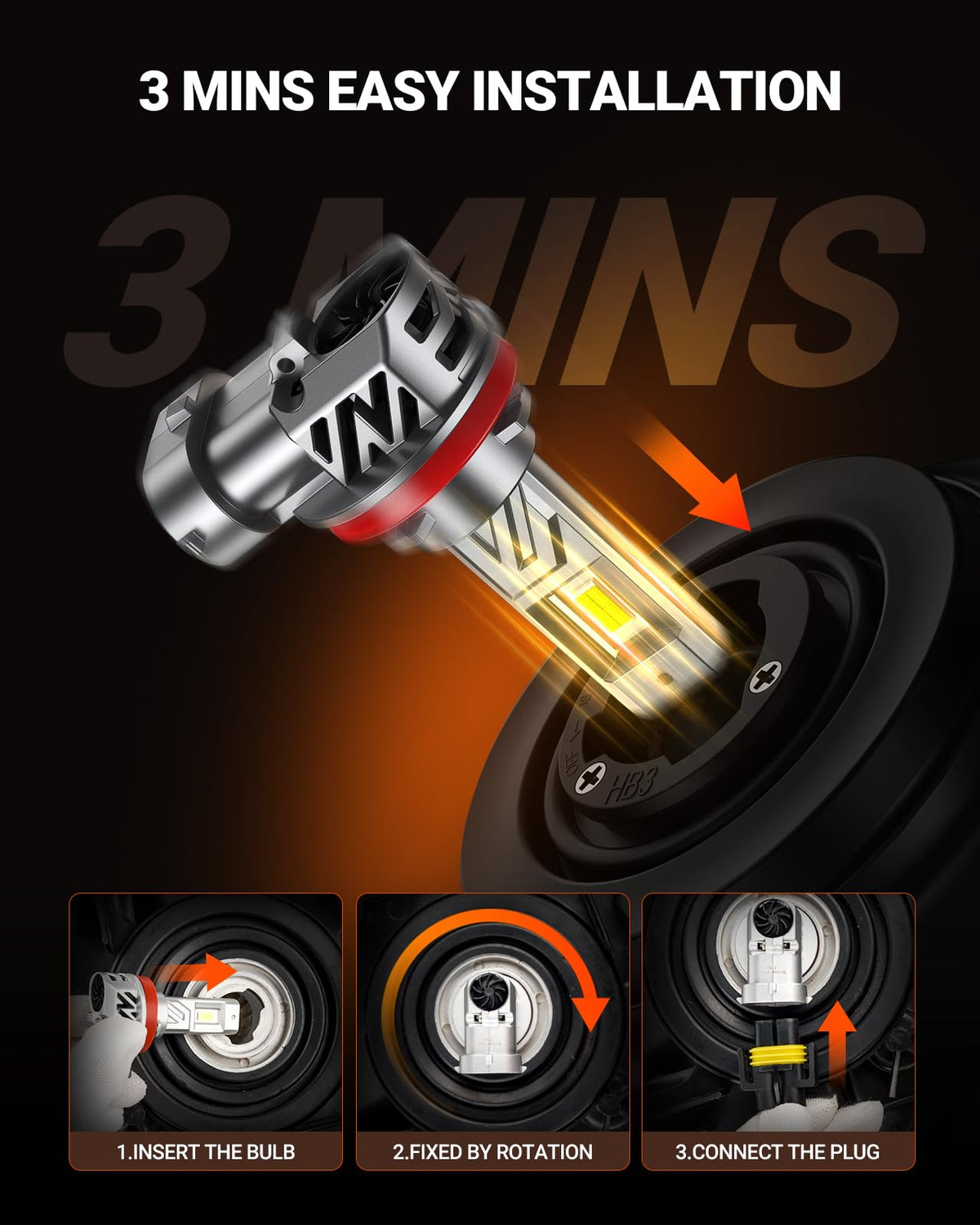 SEALIGHT aluminum housing and 25,000 rpm fan for fast cooling