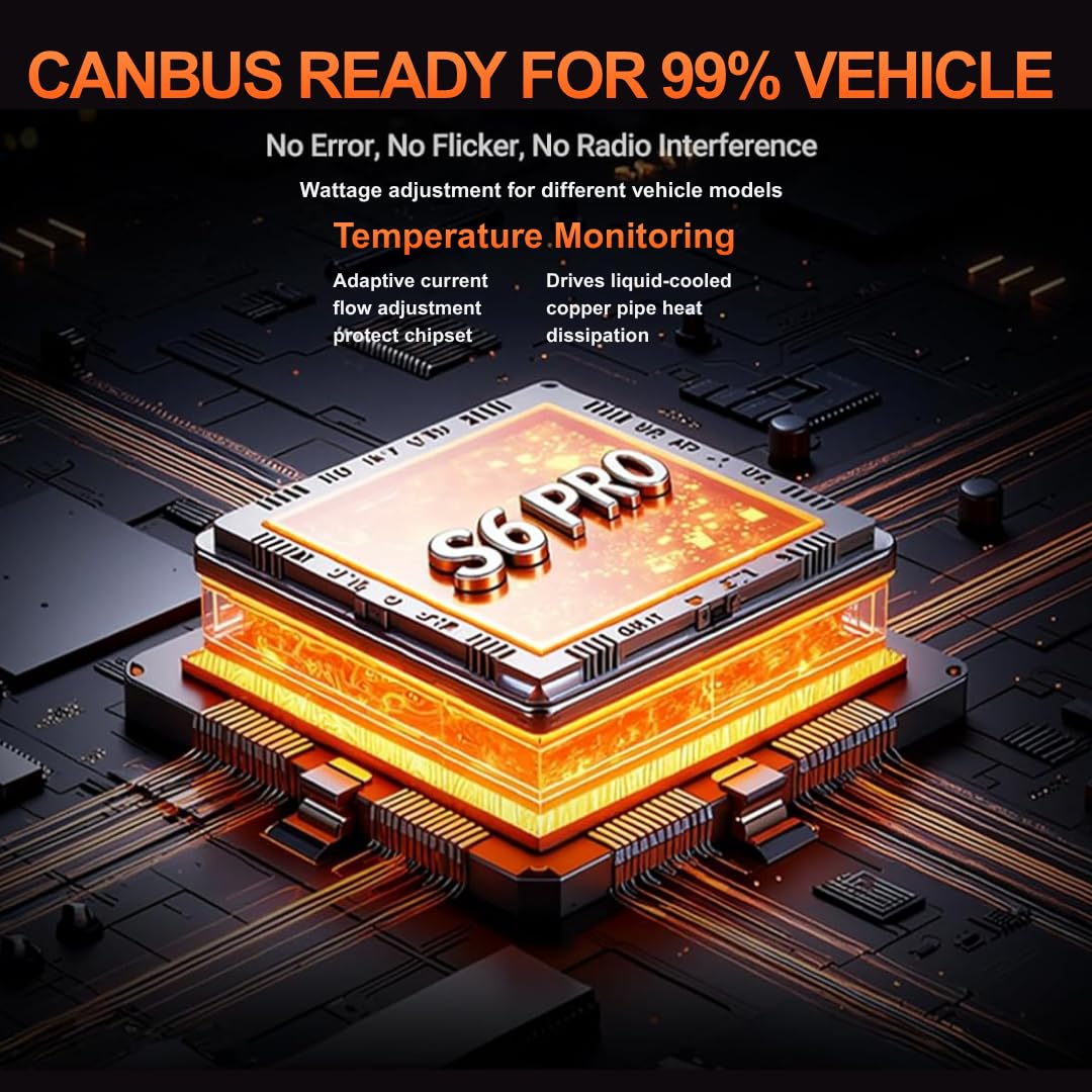 SEALIGHT night road beam pattern illustrating improved visibility