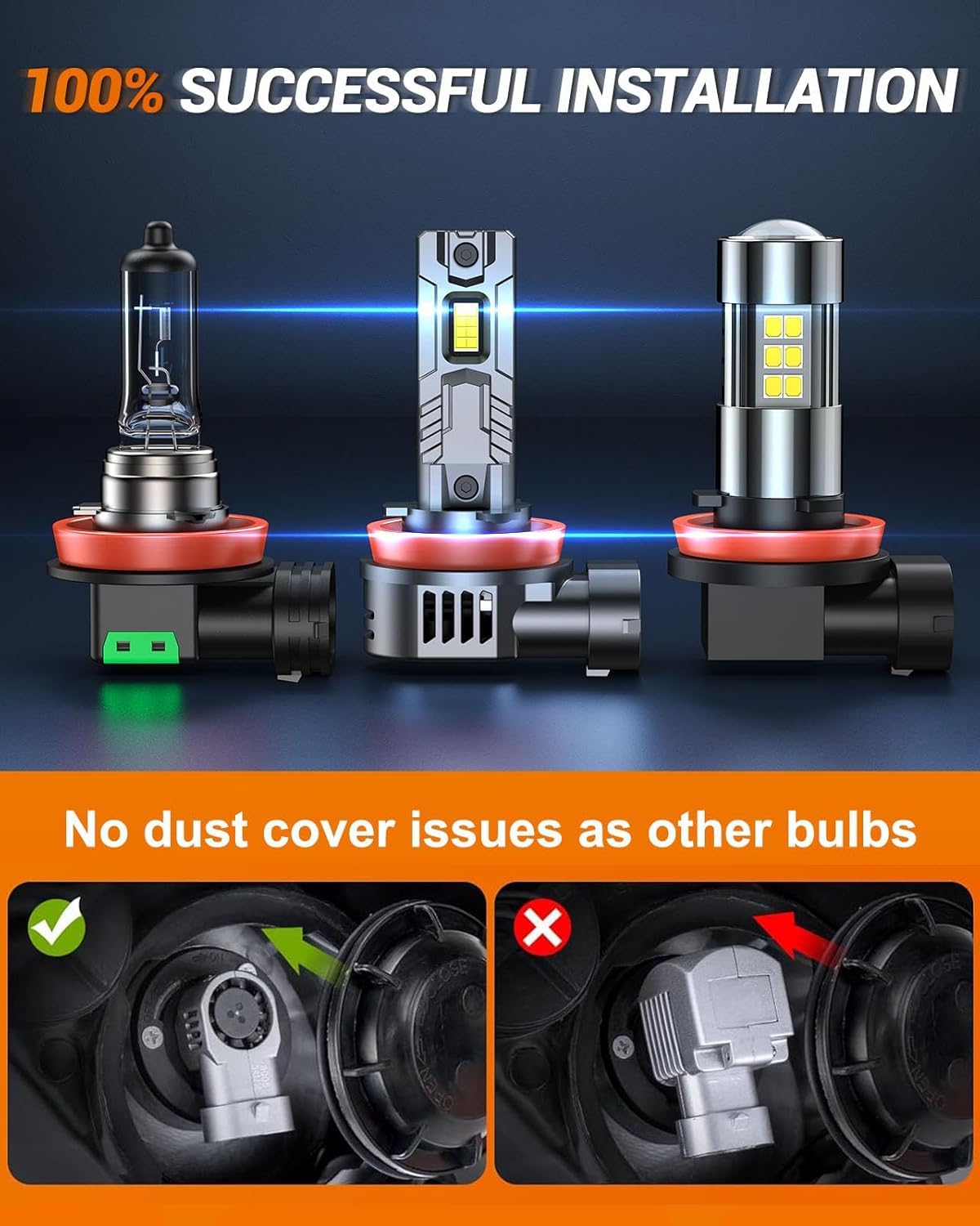 SEALIGHT turbo cooling fan and copper heat pipe for stable brightness