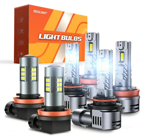 SEALIGHT front packaging showing six-bulb combo and benefits