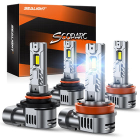SEALIGHT front view of bulb pack showing product and connectors for easy upgrade