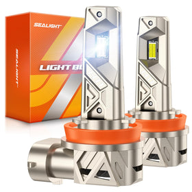 SEALIGHT front packaging showing H11/H9/H8 bulbs and benefits