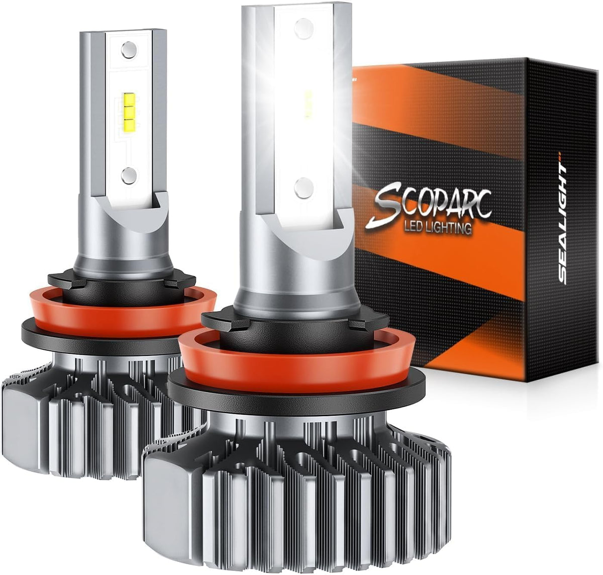 SEALIGHT front packaging showing bulb pair and quick install benefits