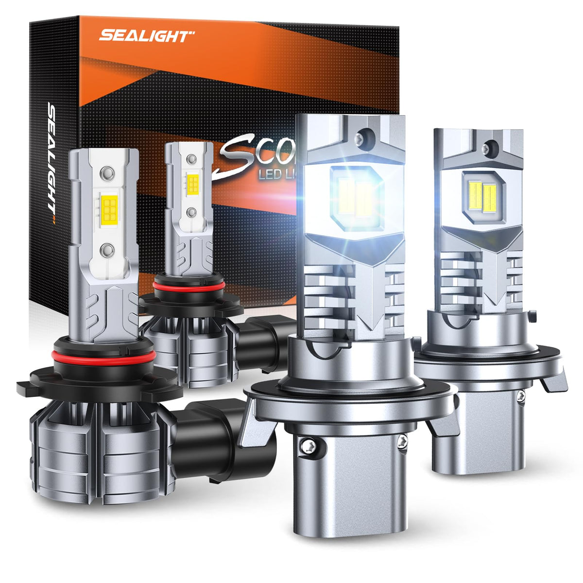 SEALIGHT front view installed on F-150 shows brighter road visibility