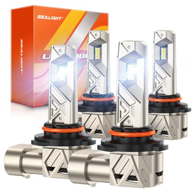 SEALIGHT front view pack of 4 bulbs showing compact design and easy replacement benefit