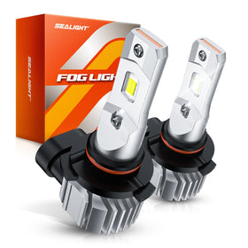 SEALIGHT H10 9145 front view showing bright LED heads and plug connector benefit visibility
