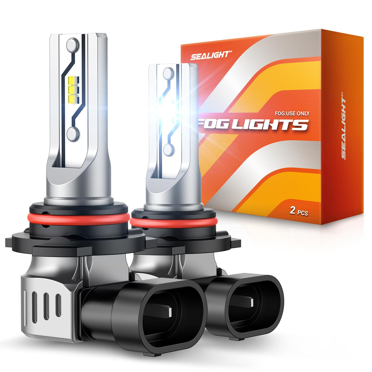 SEALIGHT front view pack of 2 showing plug-and-play design and easy install benefit