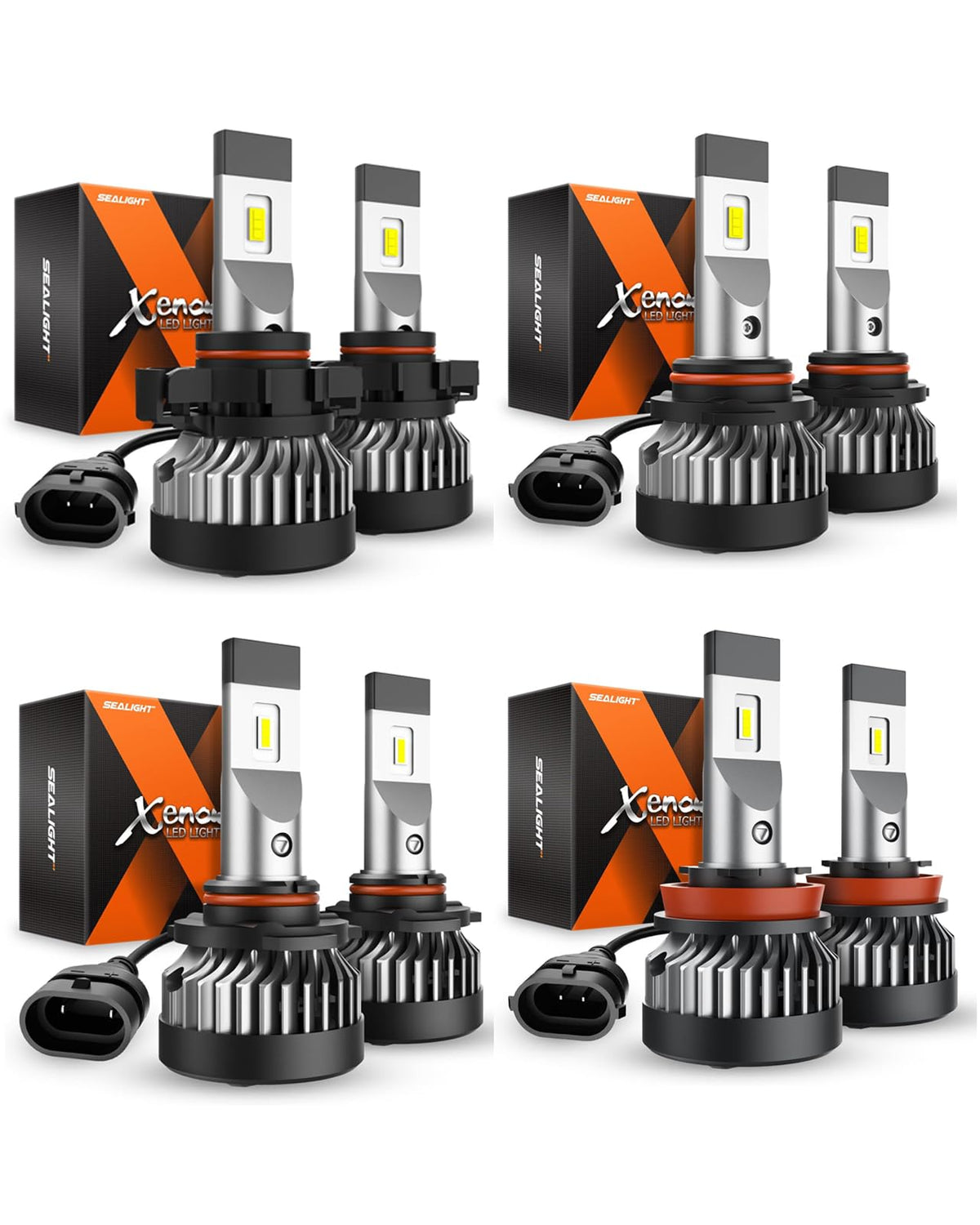 SEALIGHT night road beam demonstration showing wider clearer visibility benefit