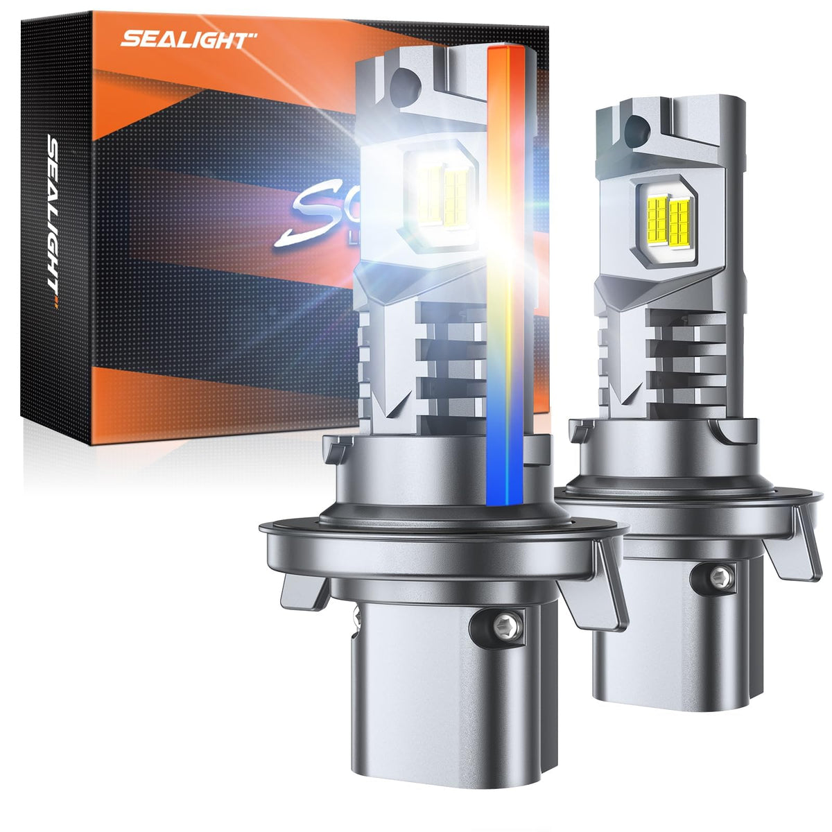 SEALIGHT front packaging showing bulb pair and benefits