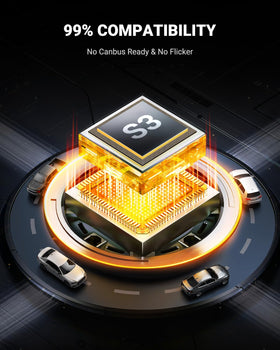 SEALIGHT vehicle driving at night showing brighter road illumination and improved visibility benefit