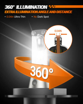 SEALIGHT bulb fitted in headlight housing demonstrating easy 1:1 installation