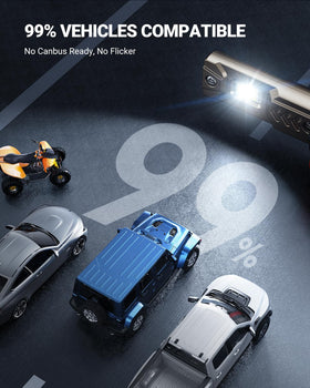 SEALIGHT bulb installed in headlight housing improving visibility