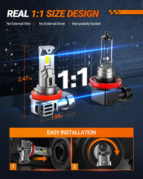 SEALIGHT S1-Pro beam pattern on dark road extending range