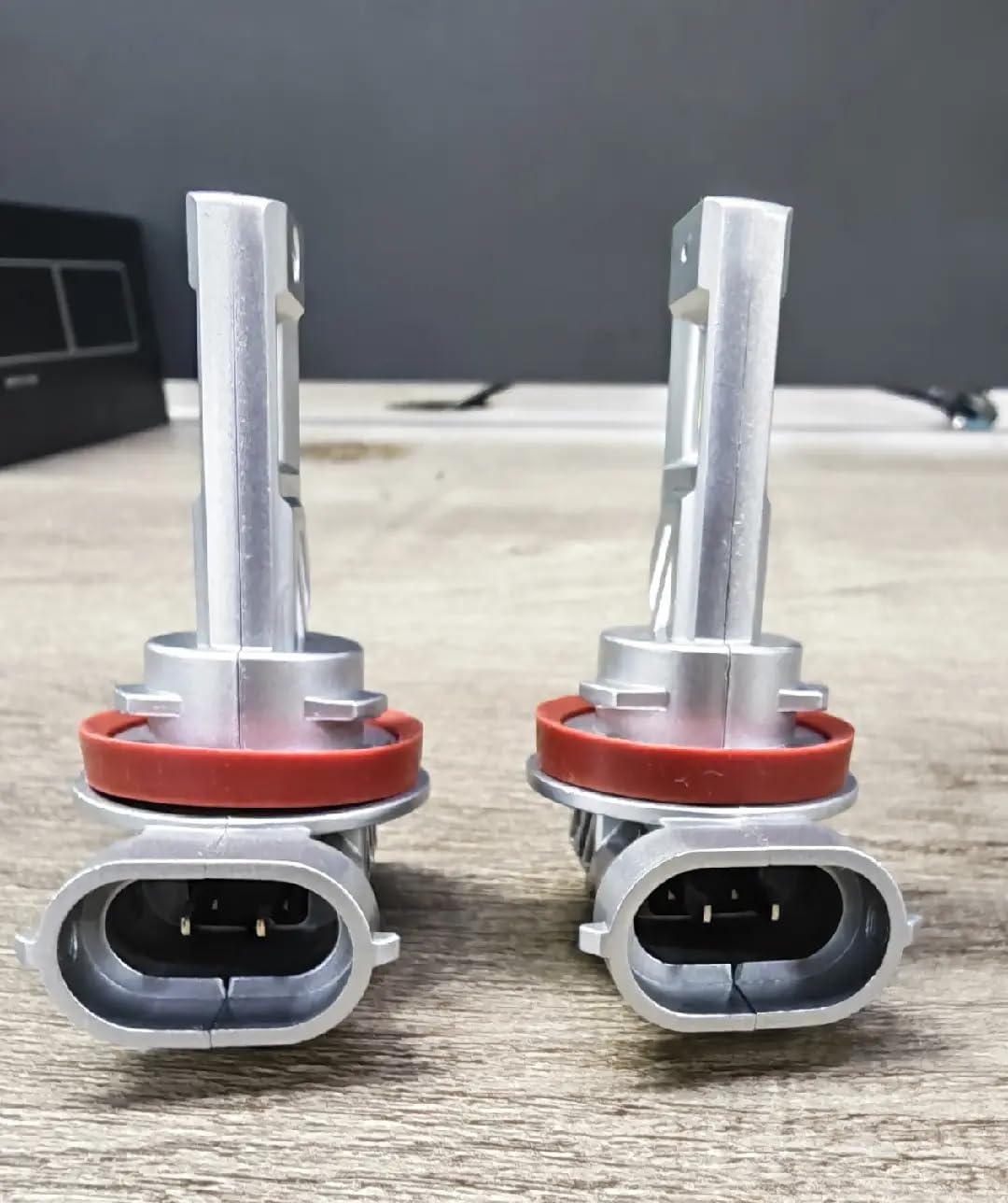 SEALIGHT beside original halogen showing identical 1:1 size fit