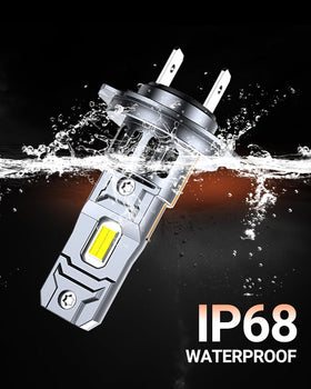 SEALIGHT bulb under water spray proving IP68 protection for wet-weather reliability