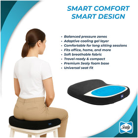 Sealy non-slip bottom detail keeping cushion secure on chairs and car seats