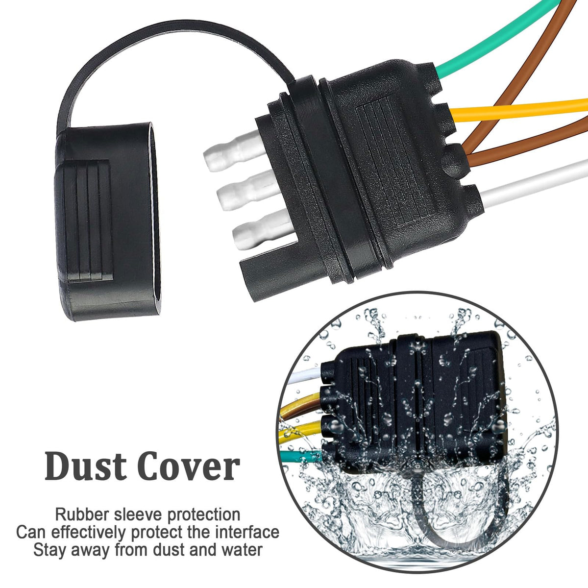 Seamaka plug inserted in vehicle socket demonstrating secure electrical connection