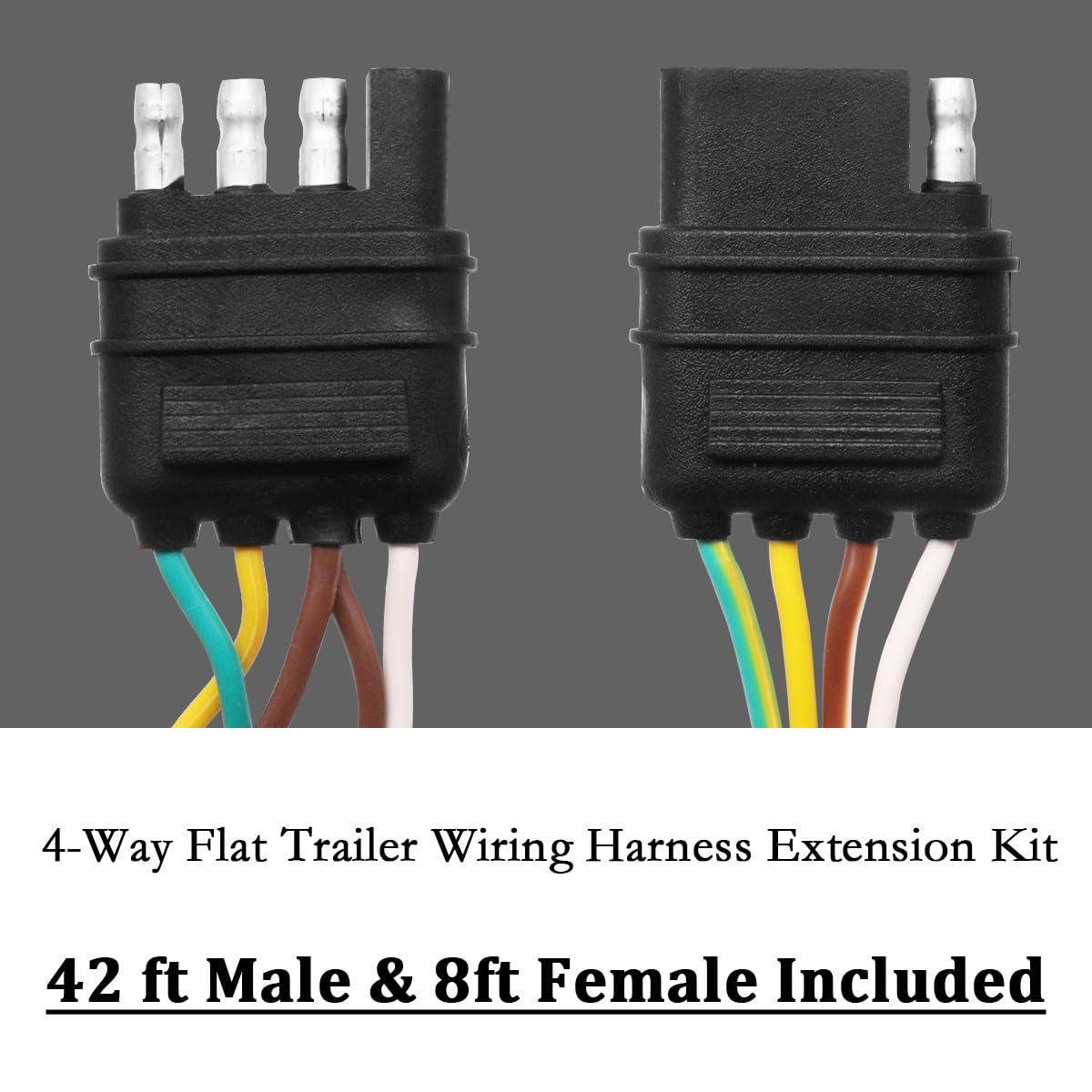 Seamaka harness connected to trailer lights demonstrating easy installation