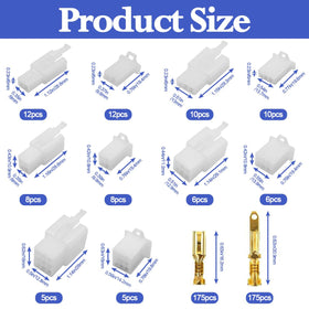 Seamaka open organizer box with sorted housings and terminals for quick access
