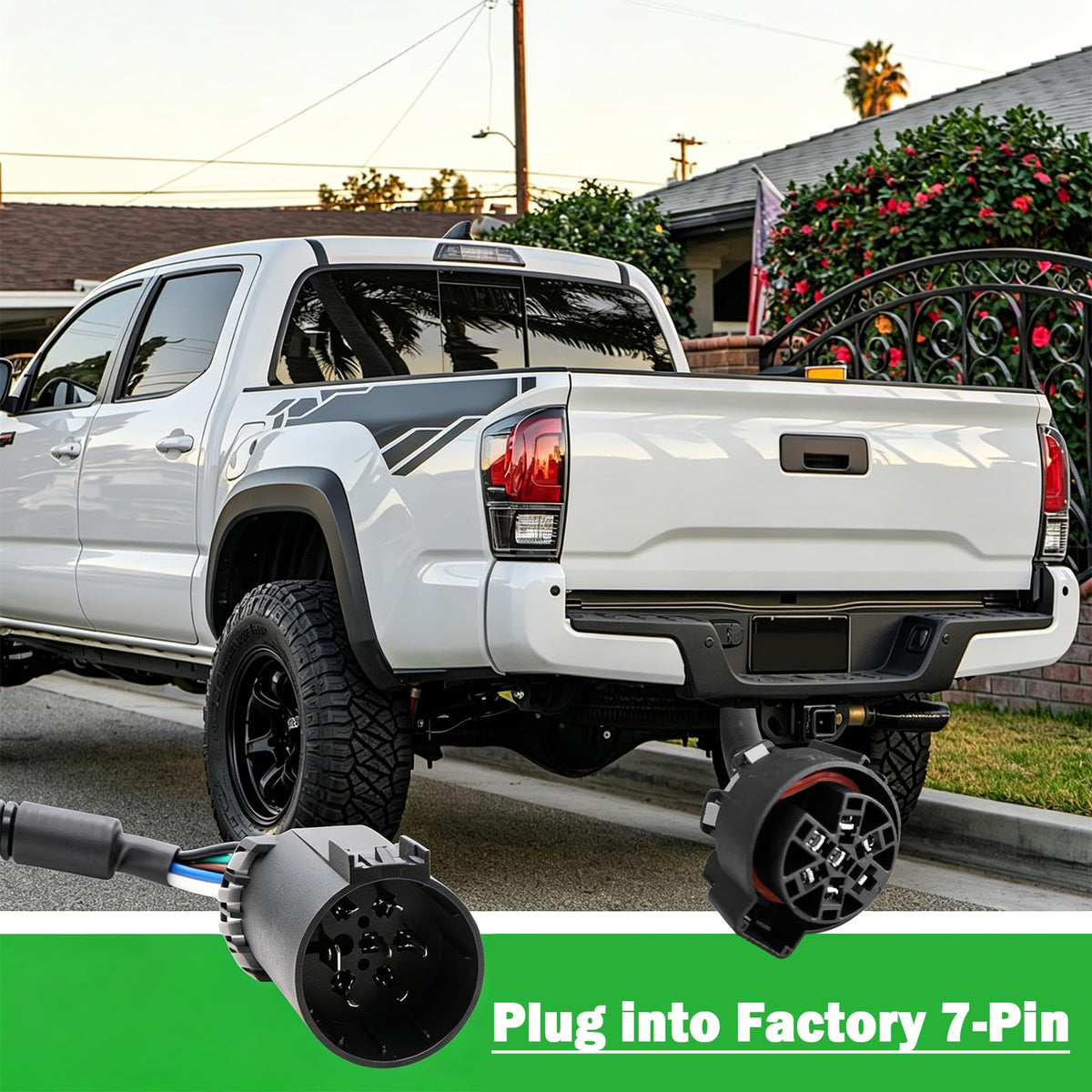 Seamaka side view with mounting bracket installed for secure tow socket attachment