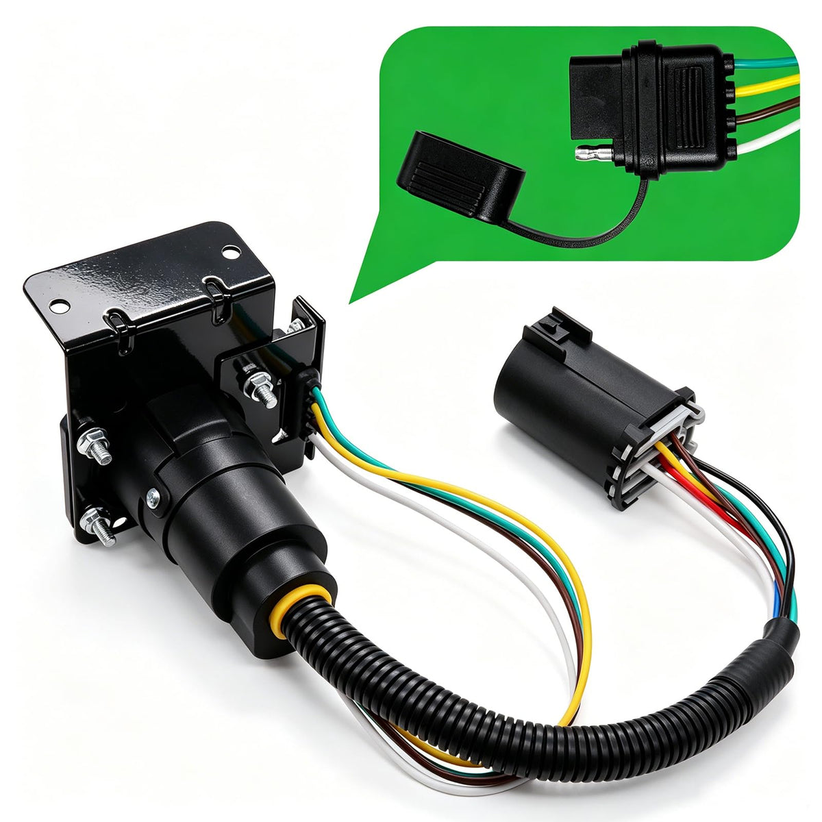 Seamaka wiring harness detail showing pure copper wires for reliable conductivity