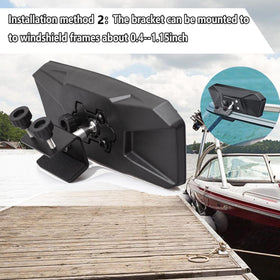 Searoam ball joint rotated to demonstrate 360-degree adjustability and quick positioning