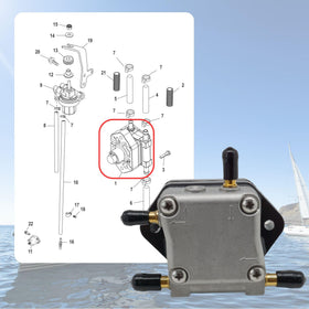 SeaSierra installed on Mercury outboard demonstrating restored fuel delivery
