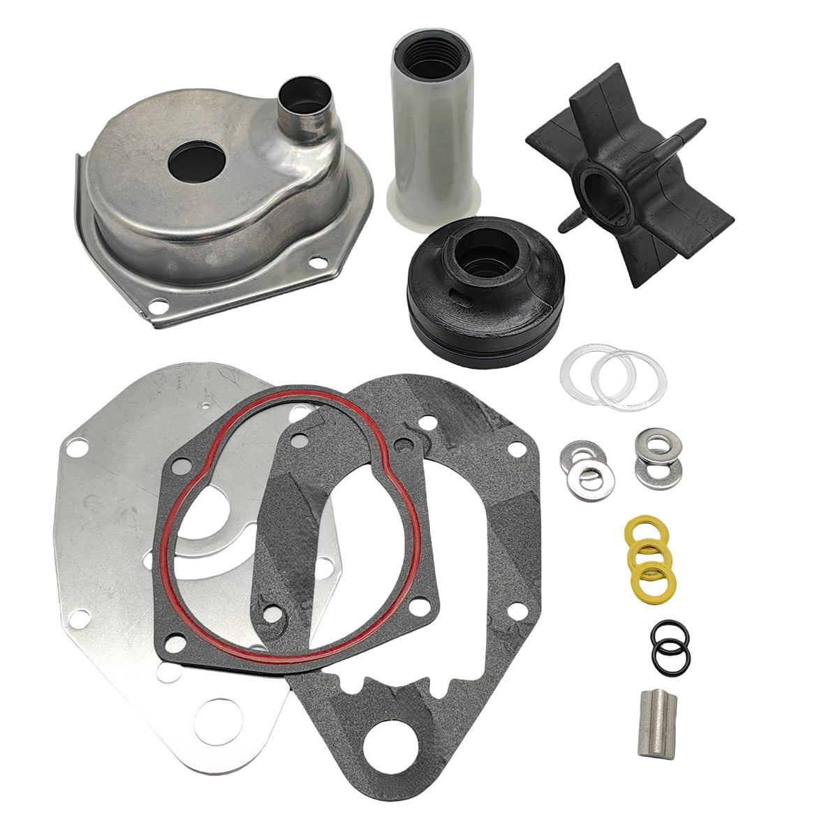 SeaSierra front packaging showing full water pump kit for easy identification