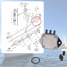 SeaSierra pump body close-up highlighting durable construction and precise machining