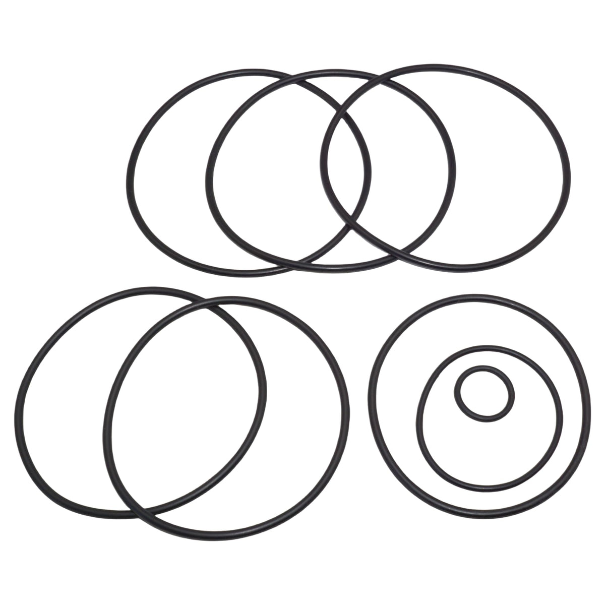 SeaSierra gaskets and O-rings laid out for clear inventory and easy installation
