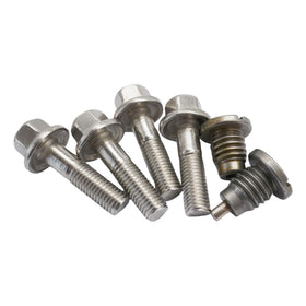 SeaSierra screws and fill drain plugs displayed for corrosion resistance and fit