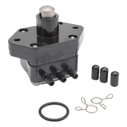 SeaSierra outboard fuel pump front view showing mounting points and reliable fit