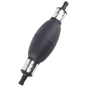 SeaSierra installed inline on fuel hose demonstrating proper connection