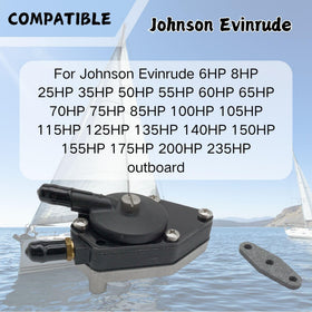 SeaSierra fuel pump side profile displaying durable housing for reliable service
