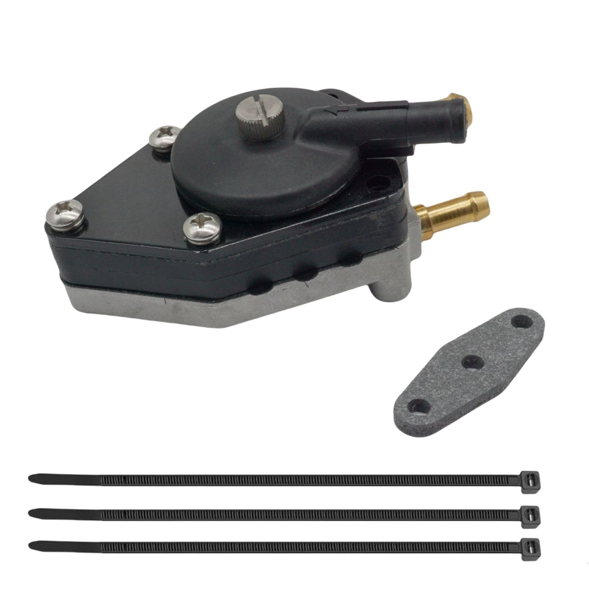SeaSierra pump next to ruler showing compact size for correct fitment