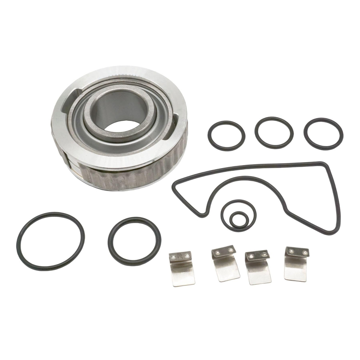 SeaSierra shift cable bellow with water hose, depicting secure linkage sealing and corrosion resistance