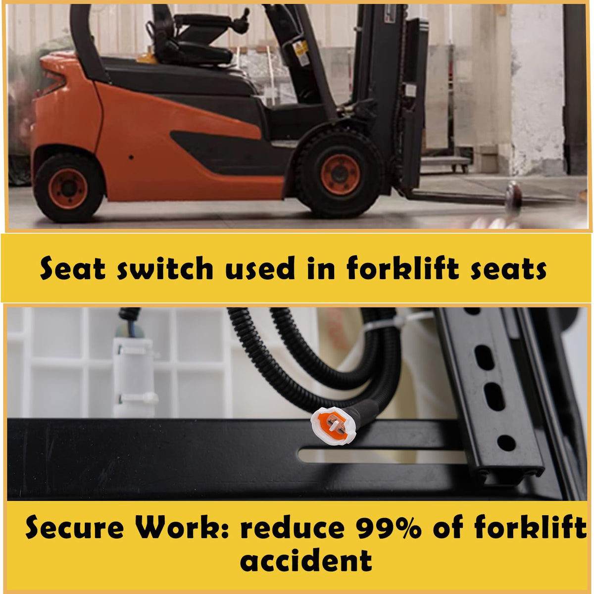 SEATIN backrest adjustment detail demonstrating customizable lumbar support