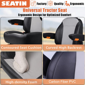 SEATIN close-up of thick high-density foam padding for lasting comfort