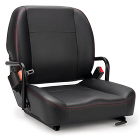 SEATIN front view showing overall seat shape and rugged build for safe operation